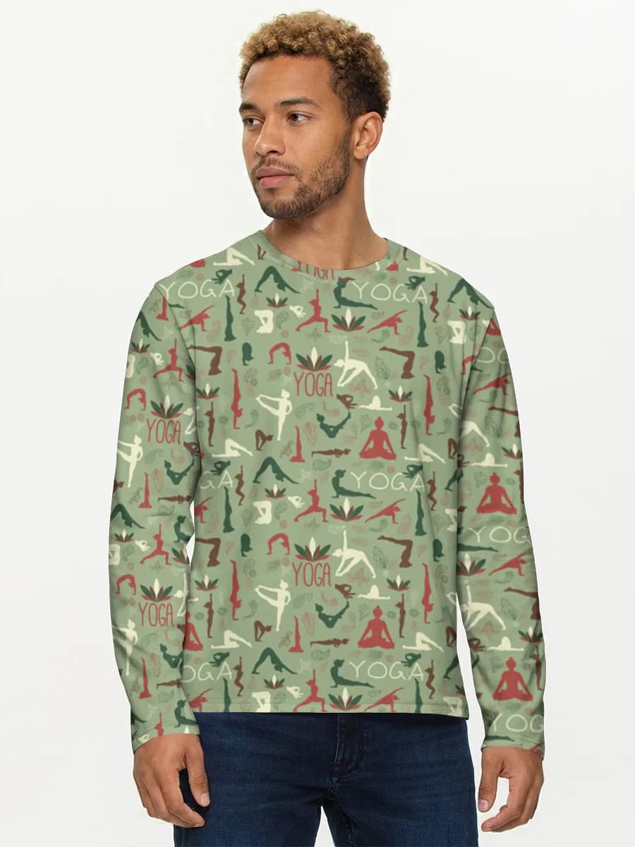 Men's cotton long sleeve shirt