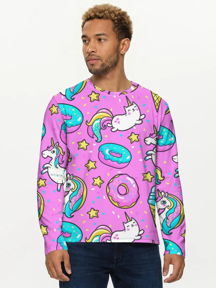 Men's cotton long sleeve shirt