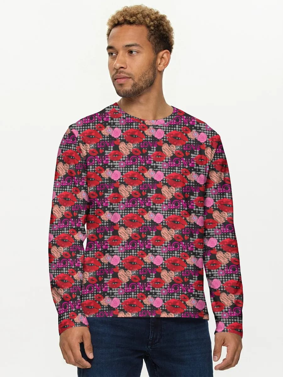 Men's cotton long sleeve shirt