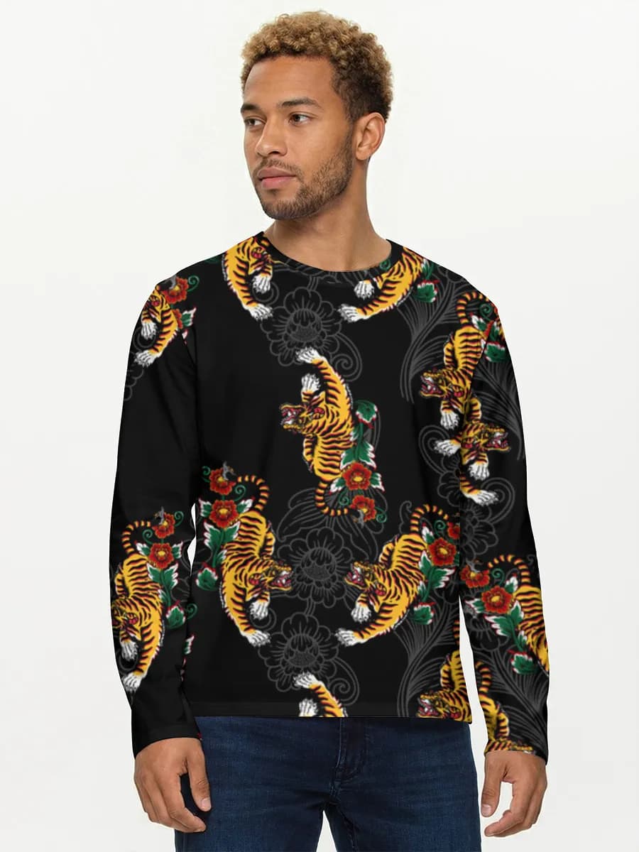 Men's cotton long sleeve shirt