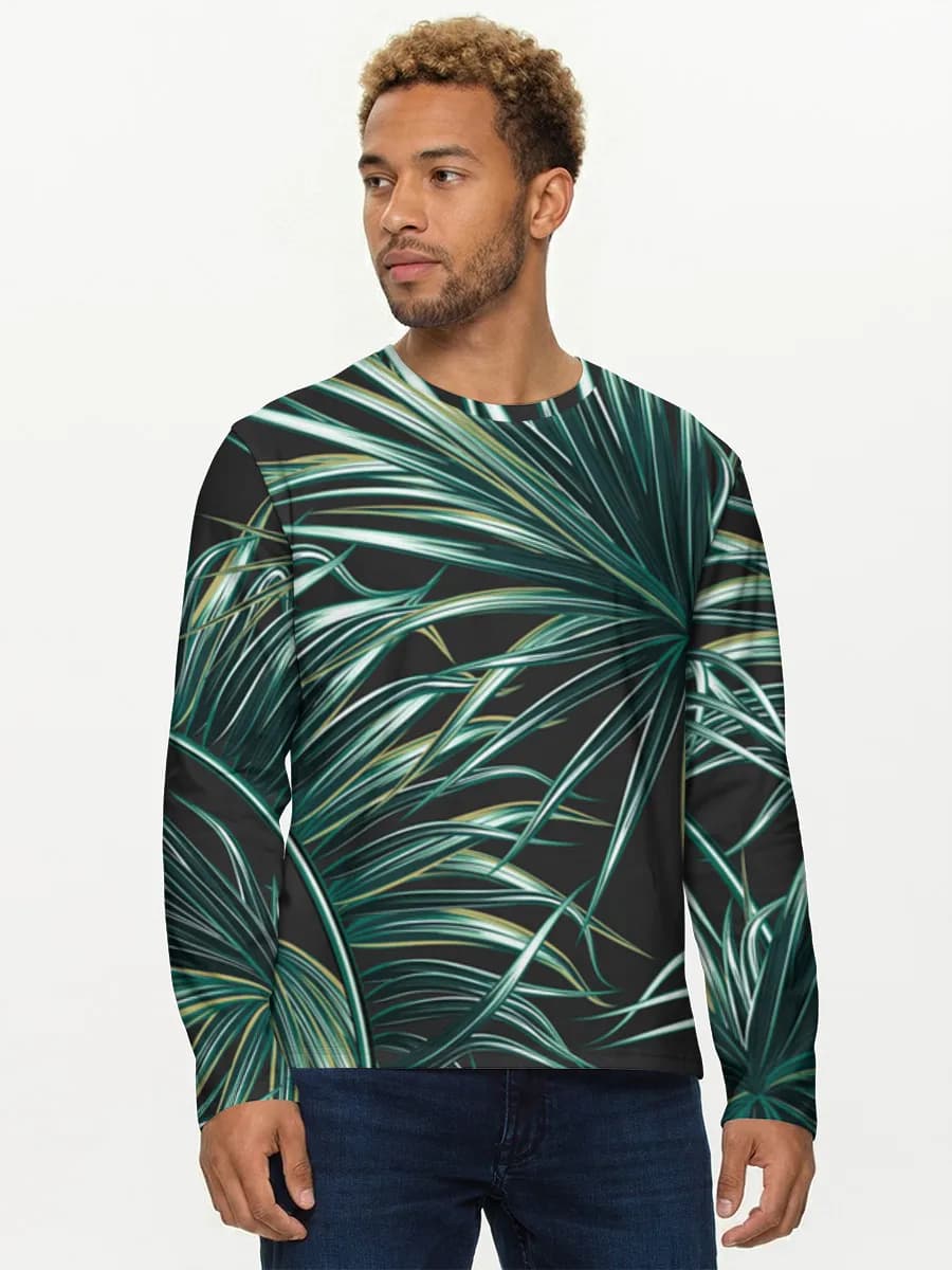 Men's cotton long sleeve shirt