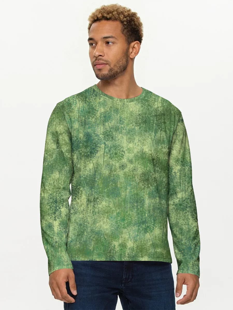 Men's cotton long sleeve shirt