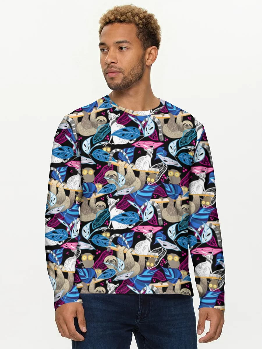 Men's cotton long sleeve shirt