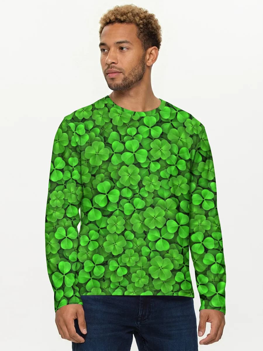 Men's cotton long sleeve shirt