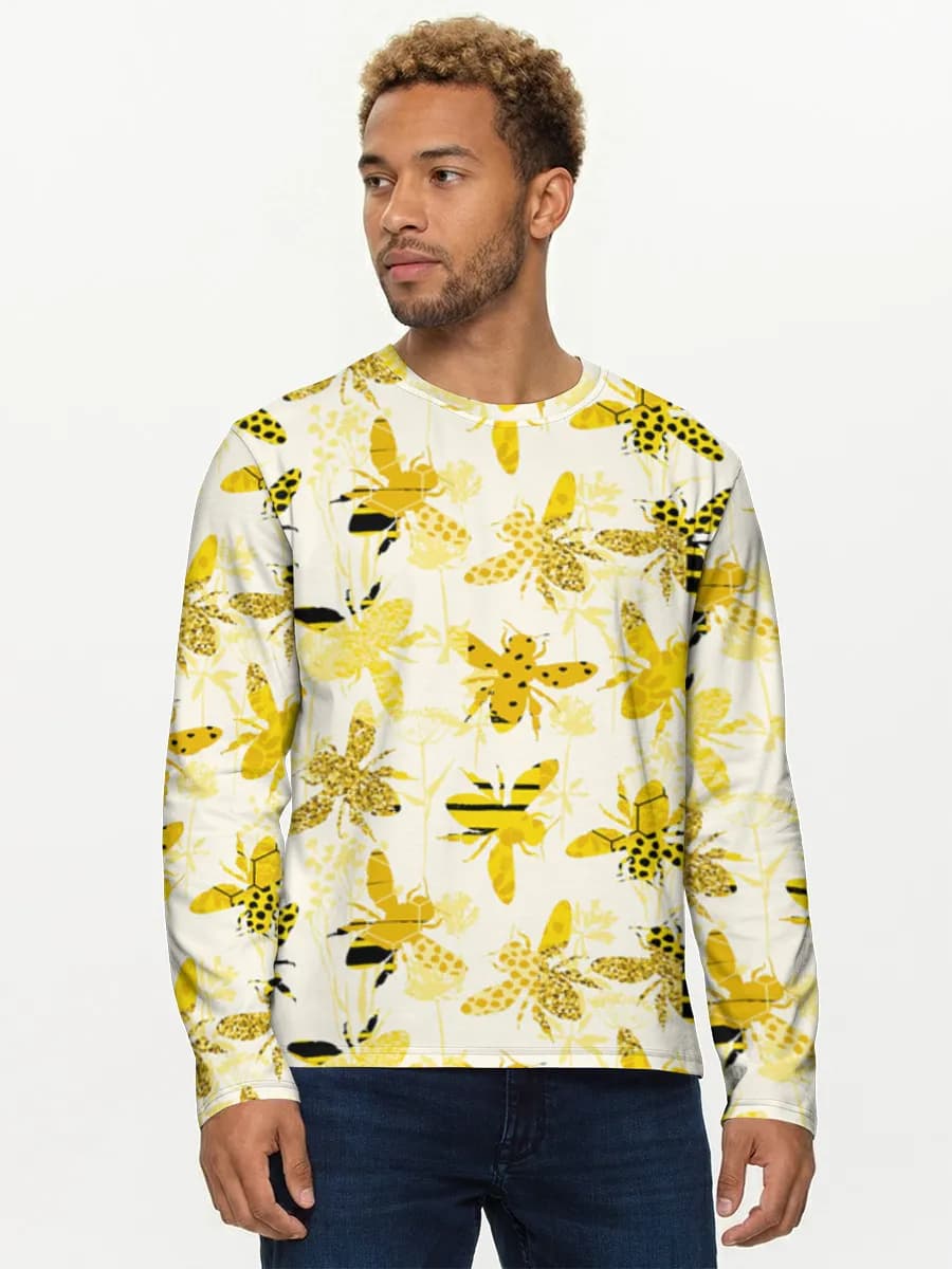 Men's cotton long sleeve shirt