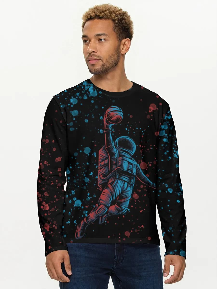 Men's cotton long sleeve shirt