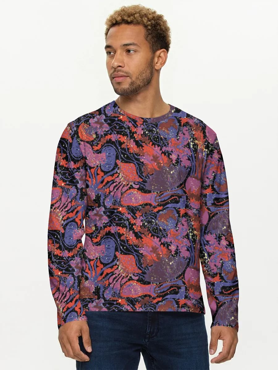 Men's cotton long sleeve shirt