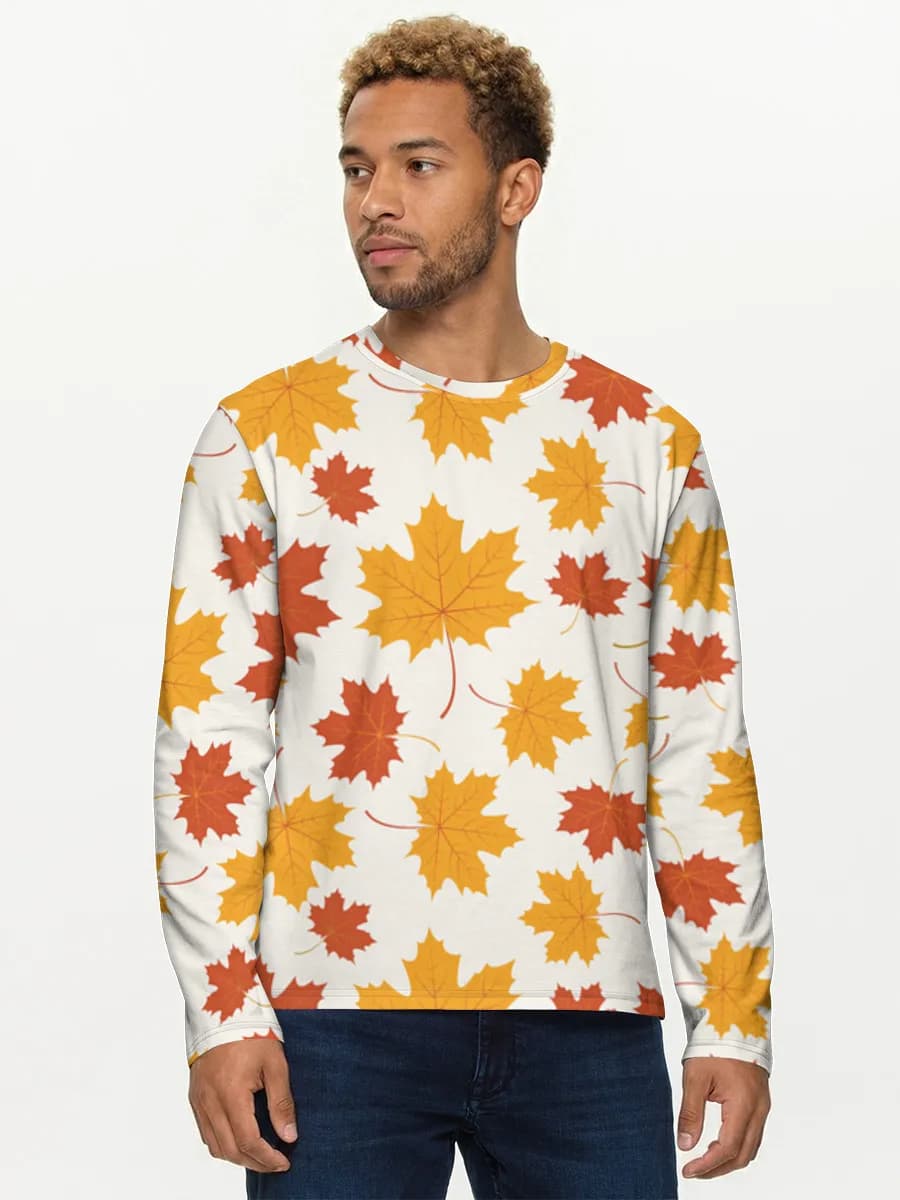 Men's cotton long sleeve shirt