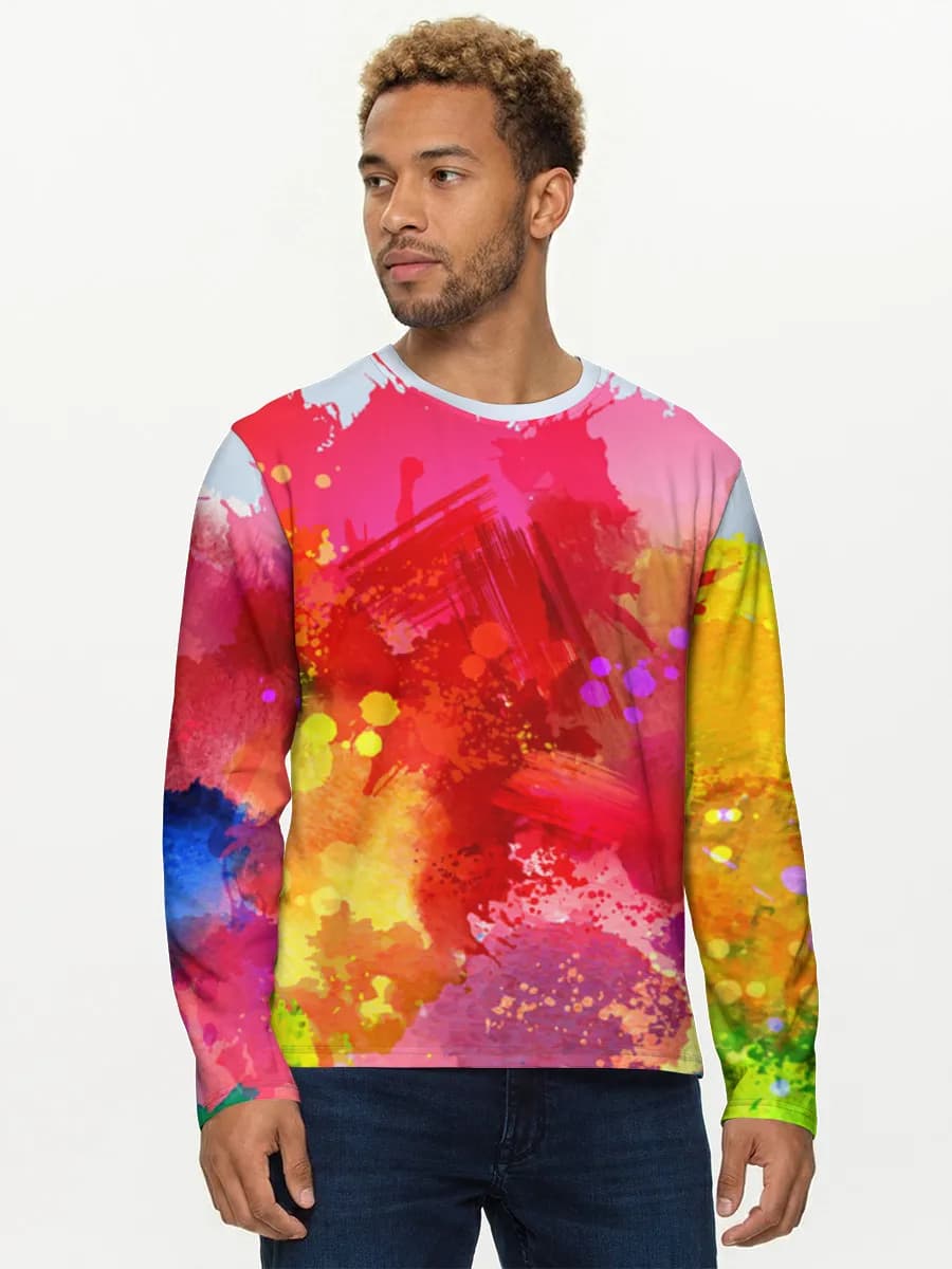 Men's cotton long sleeve shirt