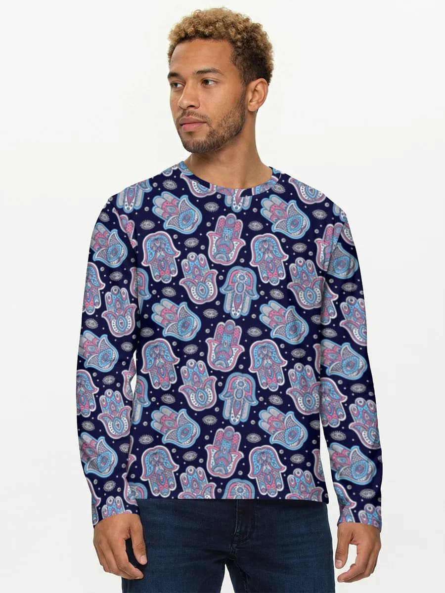 Men's cotton long sleeve shirt