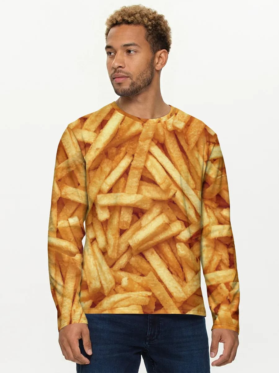Men's cotton long sleeve shirt