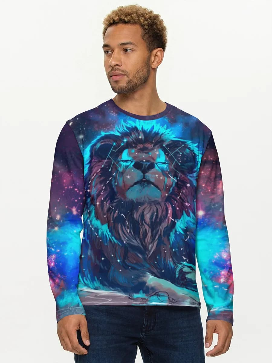 Cosmic Neon Lion