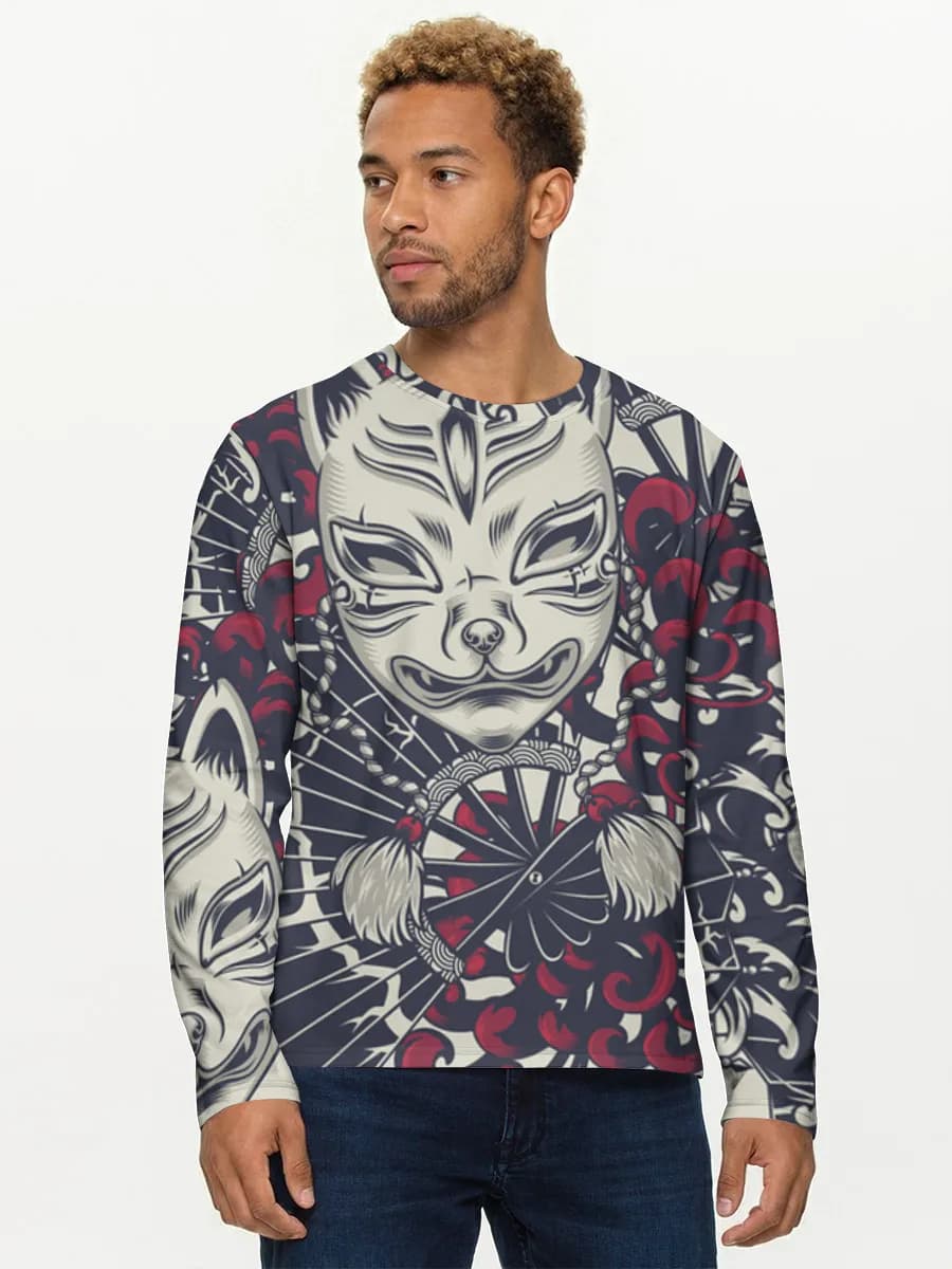 Men's cotton long sleeve shirt