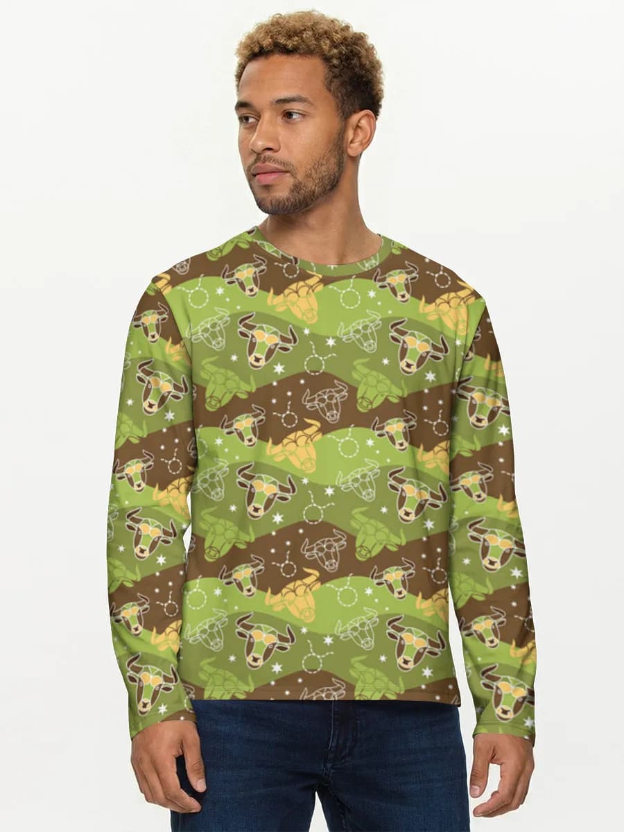 Men's cotton long sleeve shirt