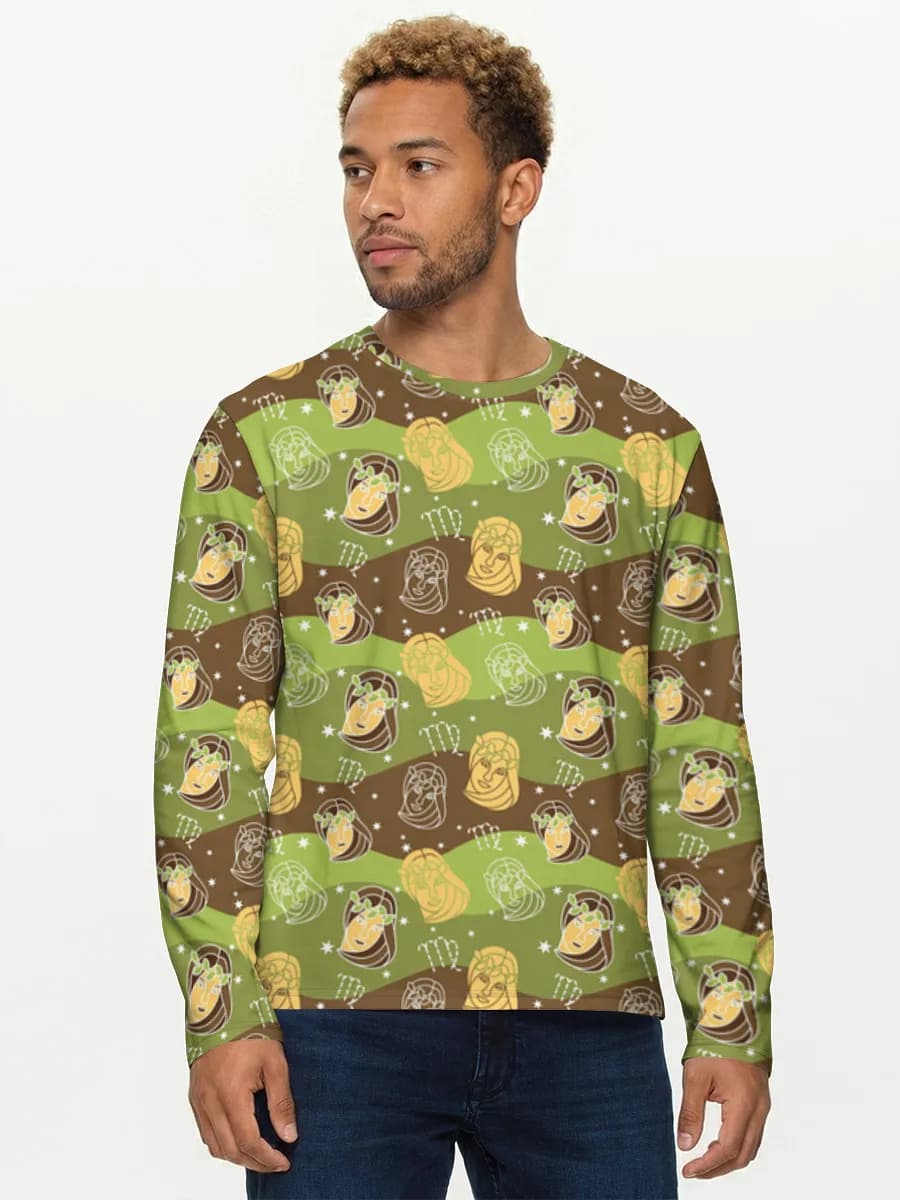 Men's cotton long sleeve shirt