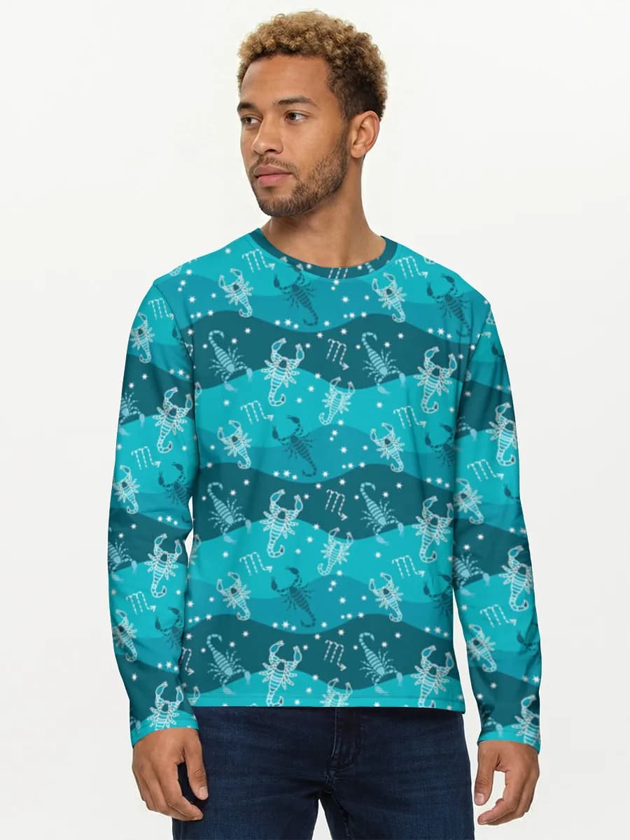 Men's cotton long sleeve shirt