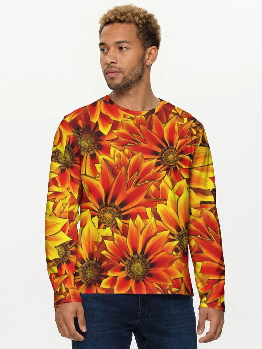 Men's cotton long sleeve shirt