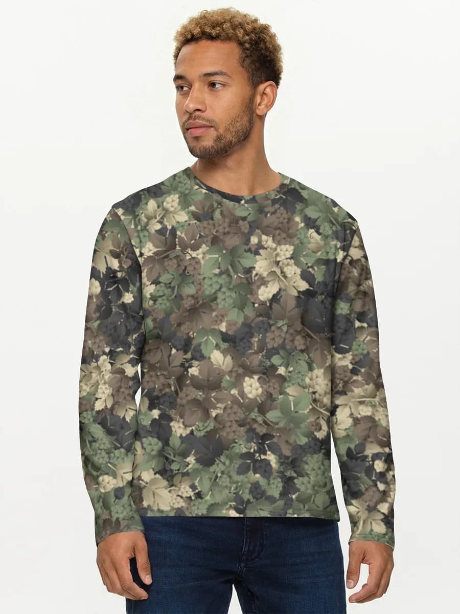 Men's cotton long sleeve shirt