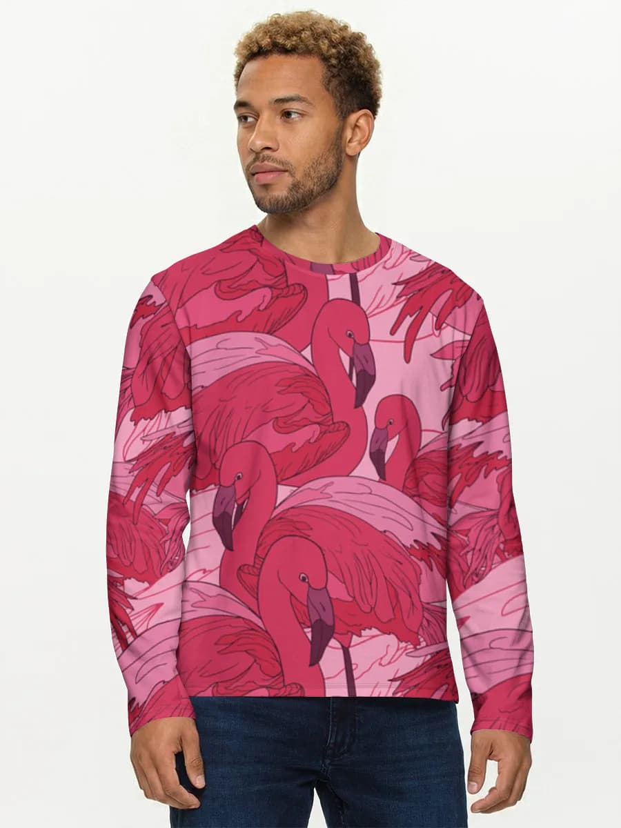 Men's cotton long sleeve shirt