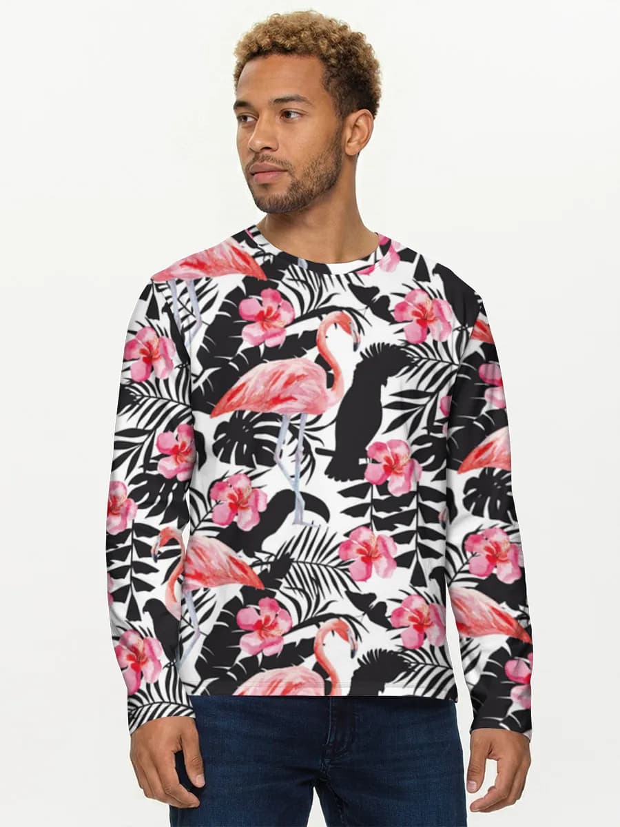 Men's cotton long sleeve shirt