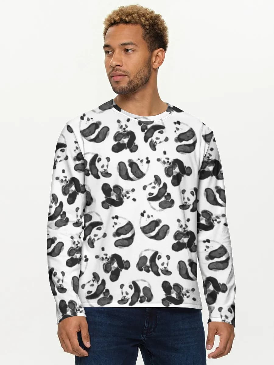 Men's cotton long sleeve shirt
