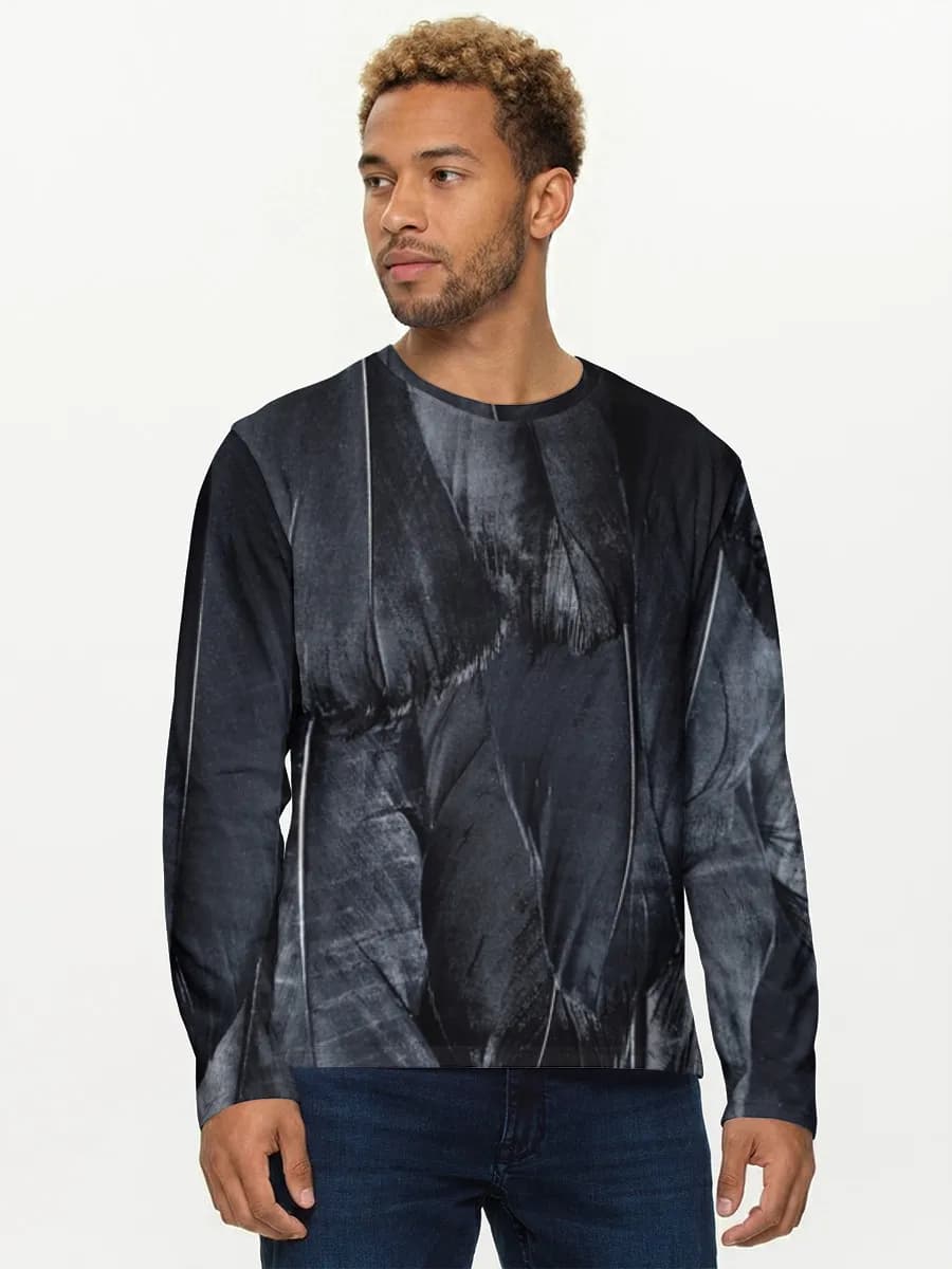 Men's cotton long sleeve shirt