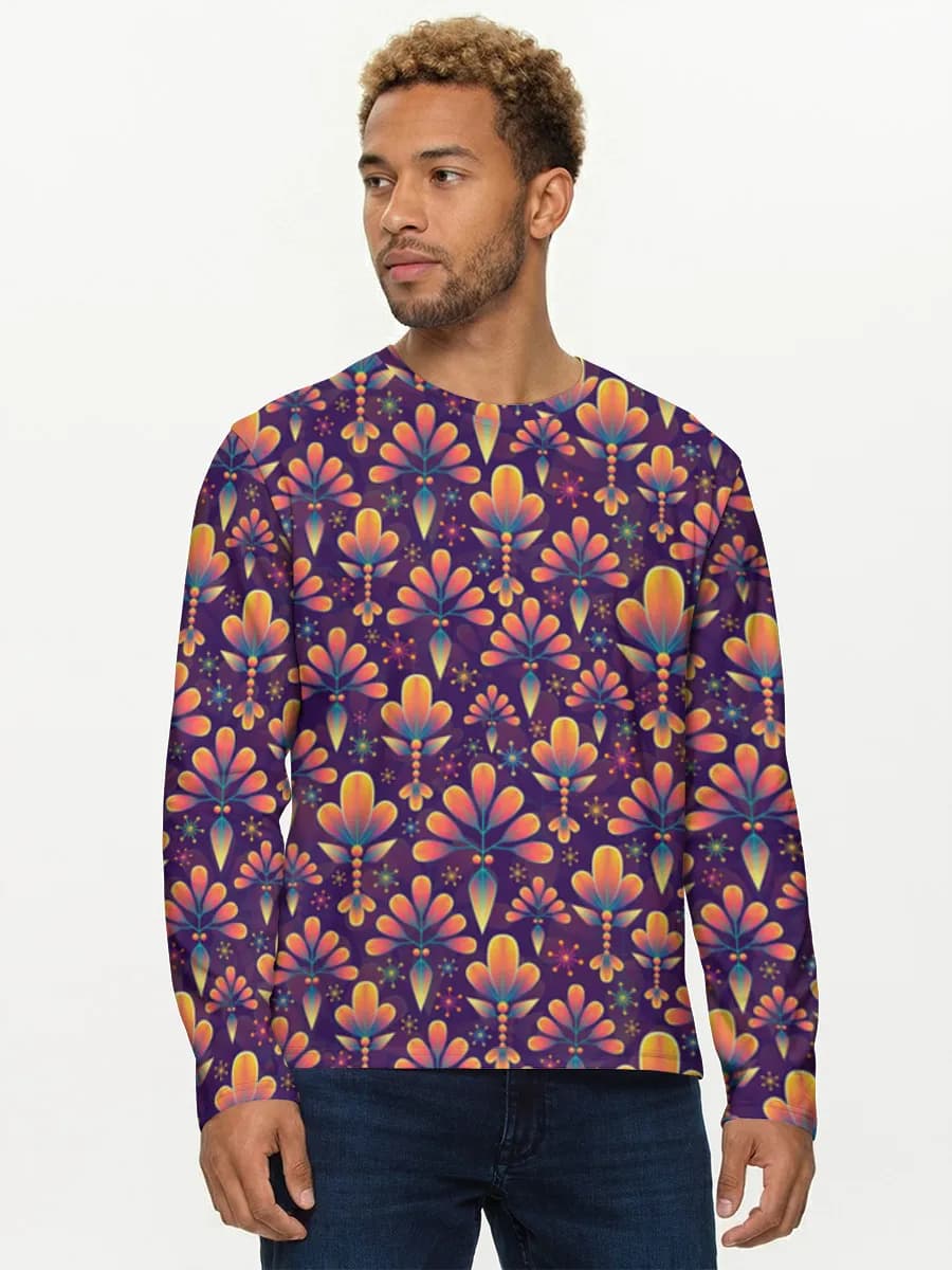Men's cotton long sleeve shirt