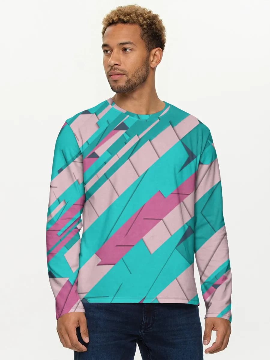Men's cotton long sleeve shirt