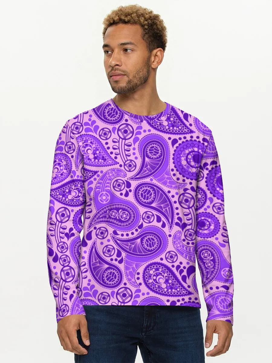Men's cotton long sleeve shirt