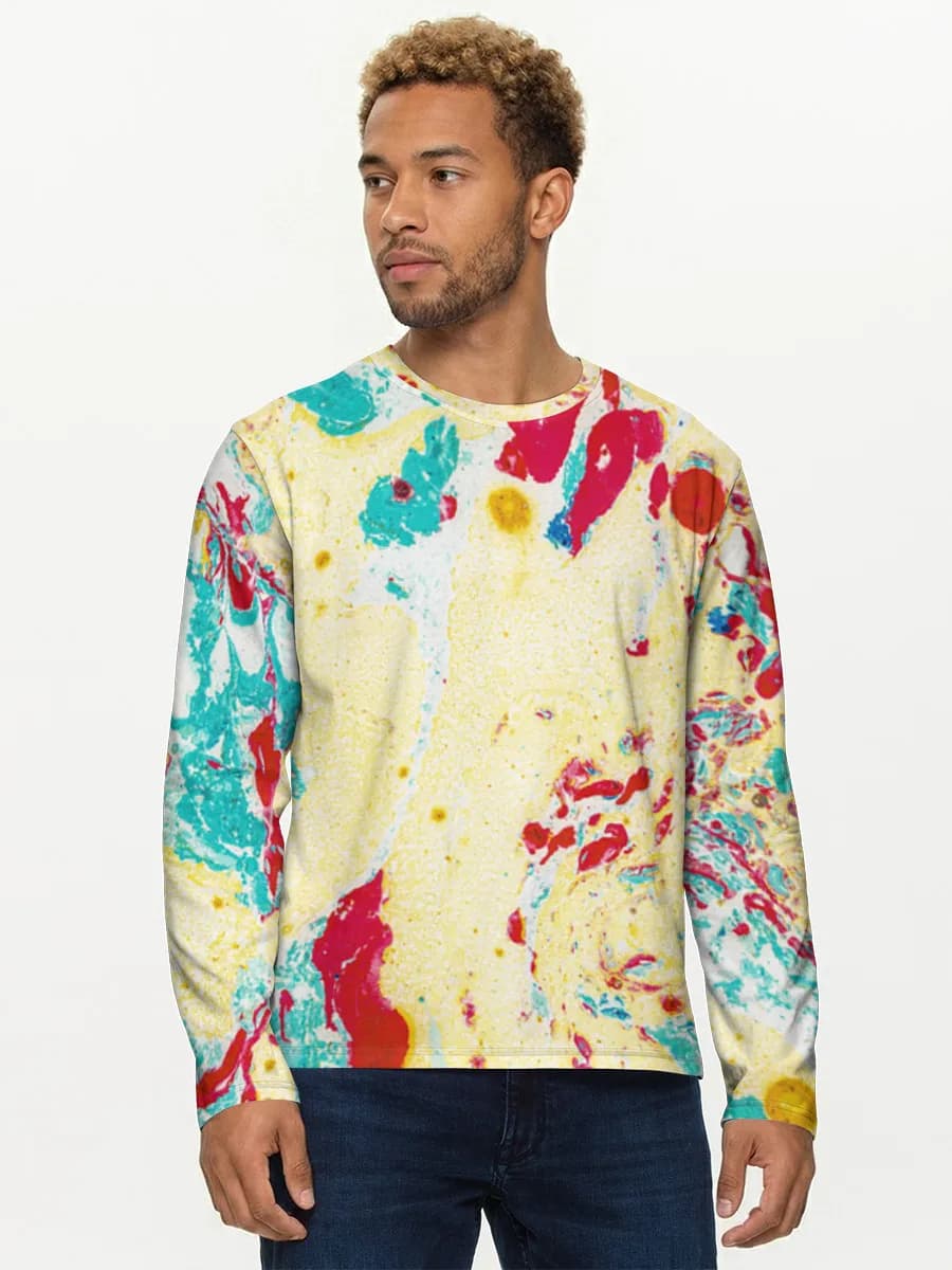 Vibrant Paint Pour Swirls