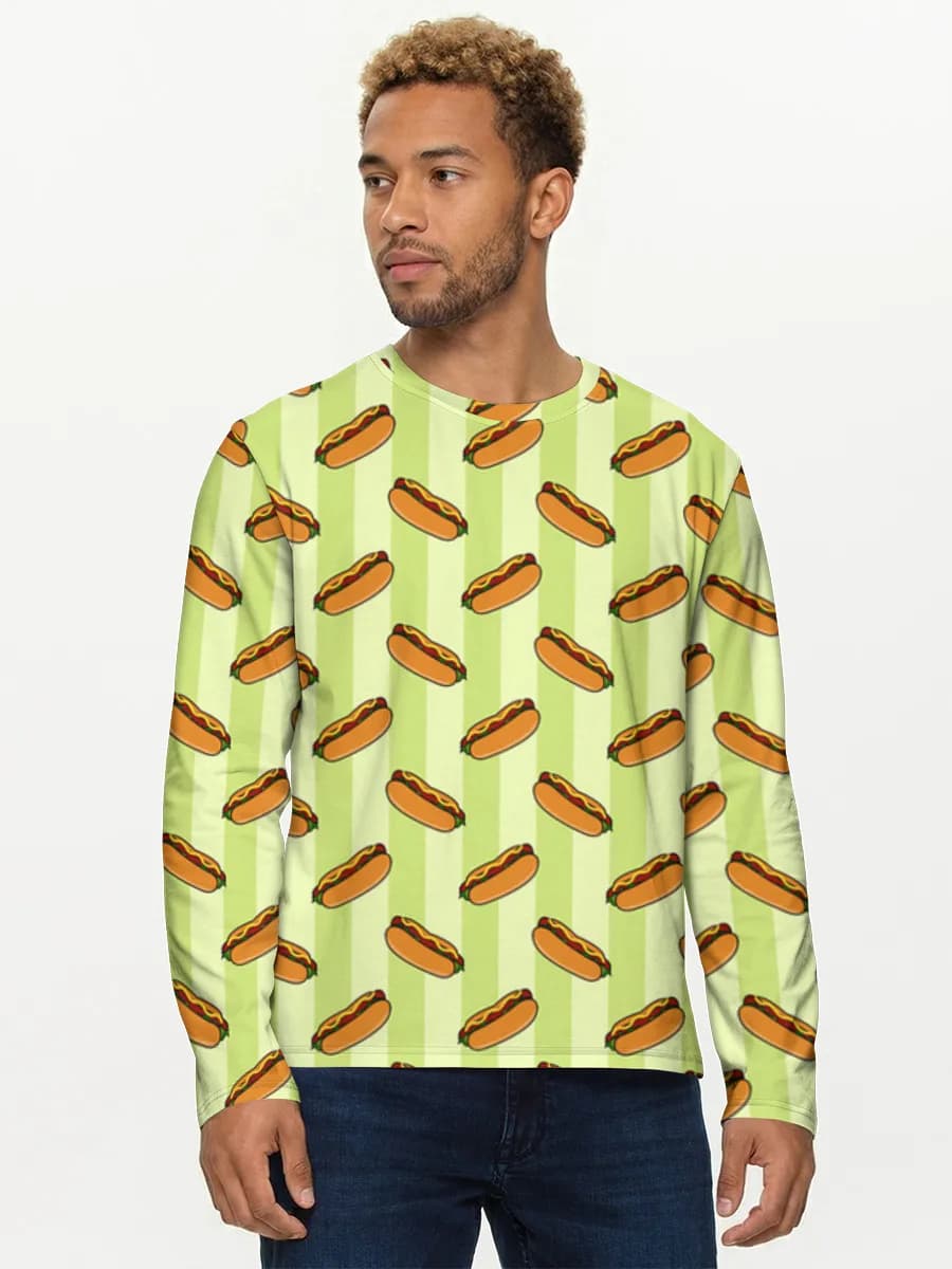 Men's cotton long sleeve shirt