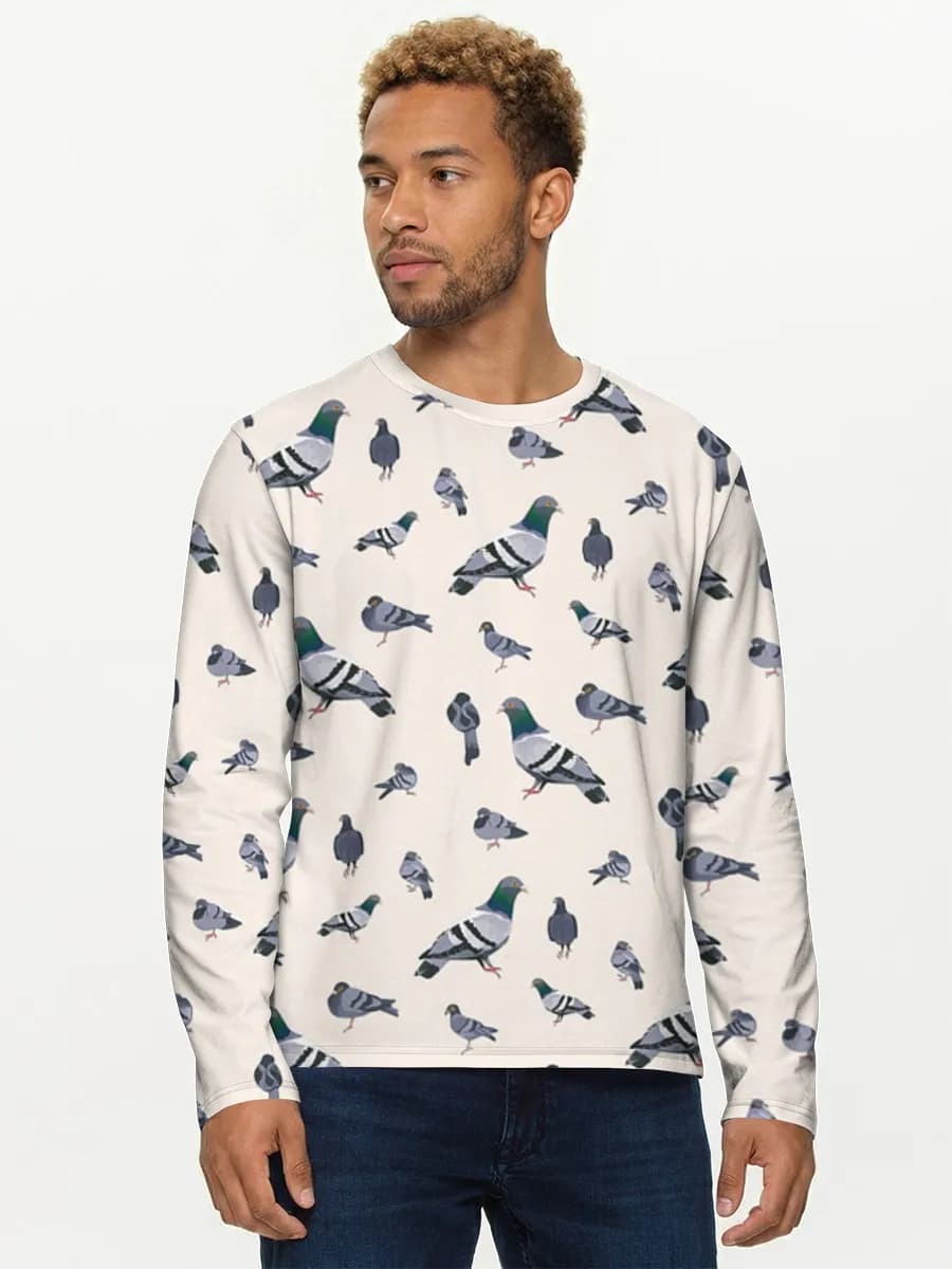 Men's cotton long sleeve shirt
