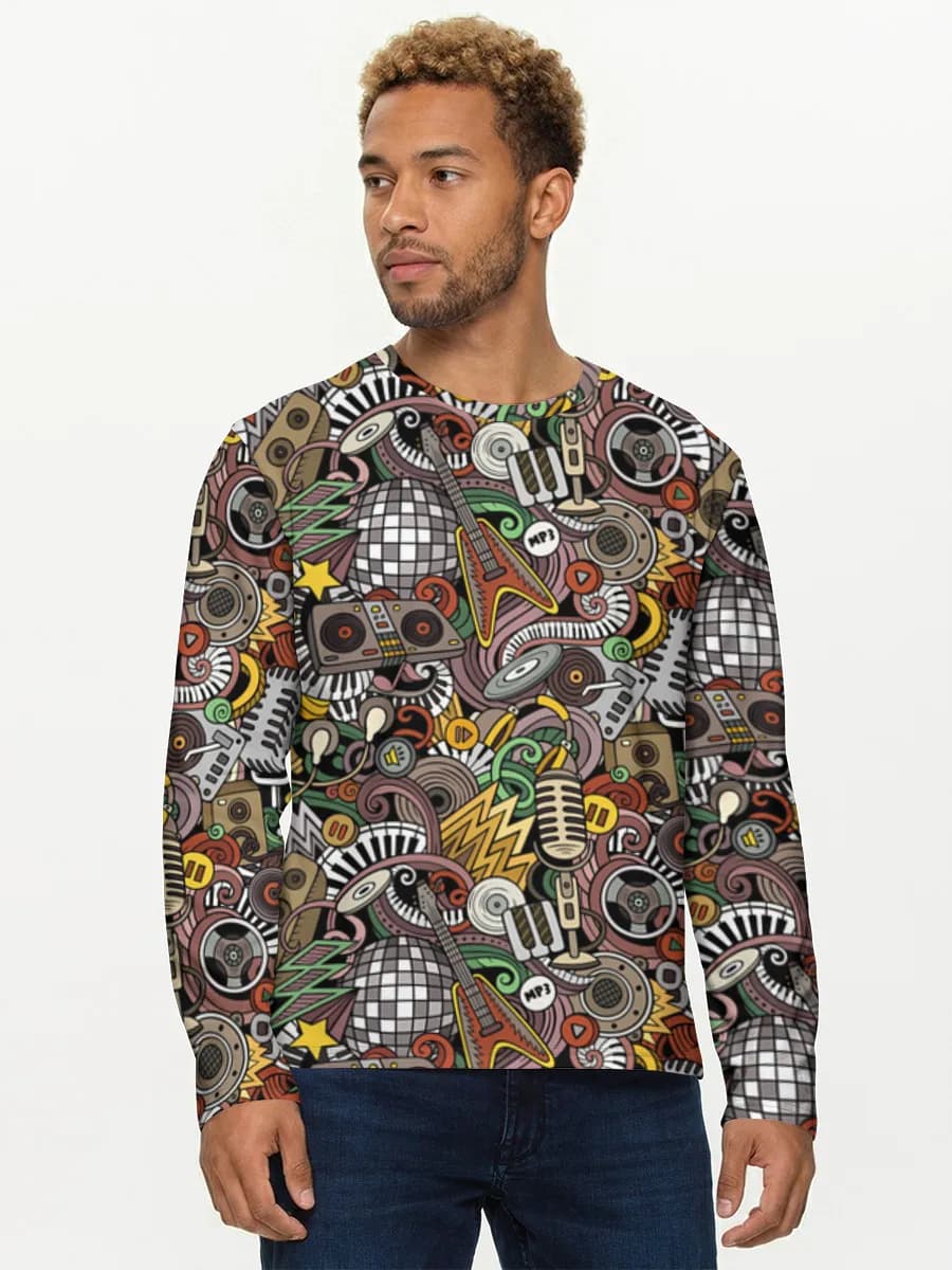 Men's cotton long sleeve shirt