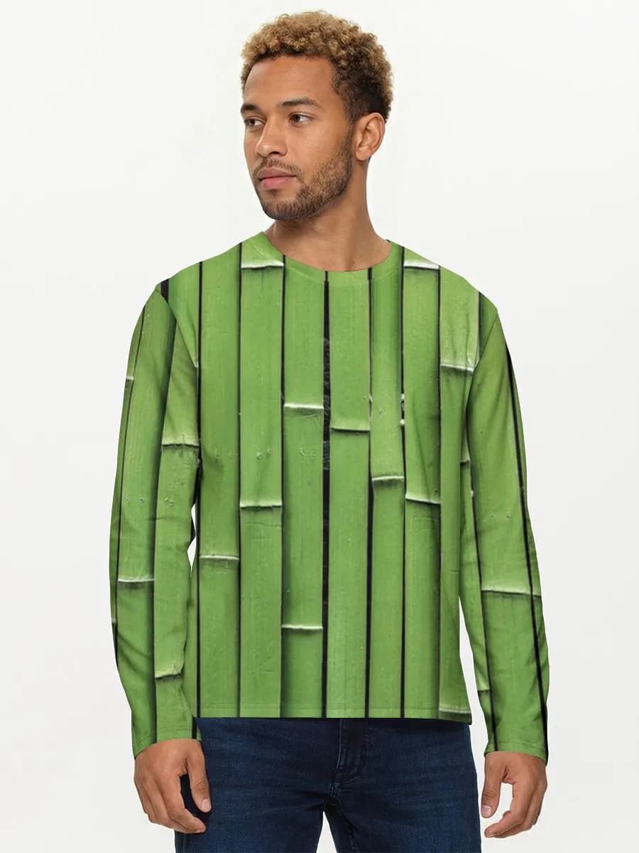 Men's cotton long sleeve shirt