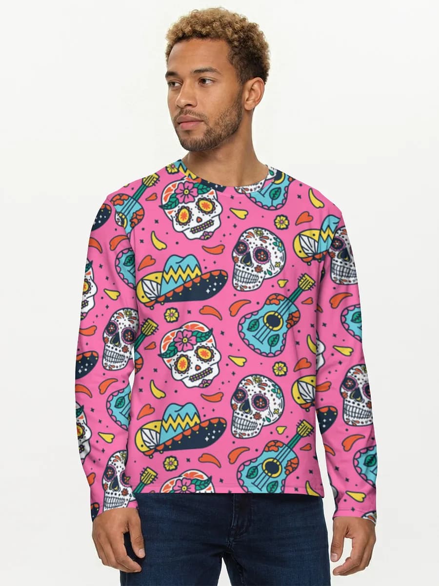 Men's cotton long sleeve shirt