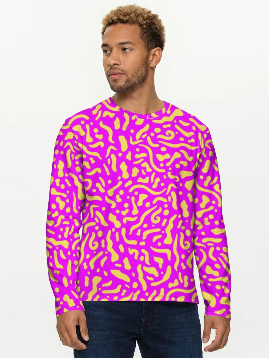 Men's cotton long sleeve shirt