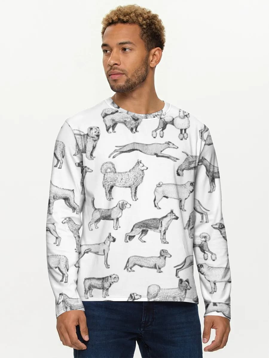 Men's cotton long sleeve shirt