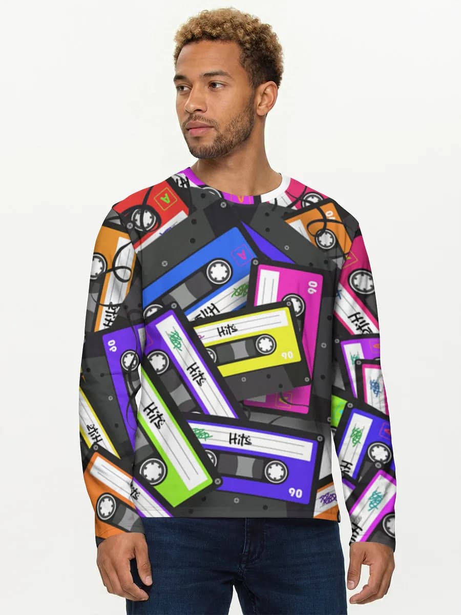 Men's cotton long sleeve shirt