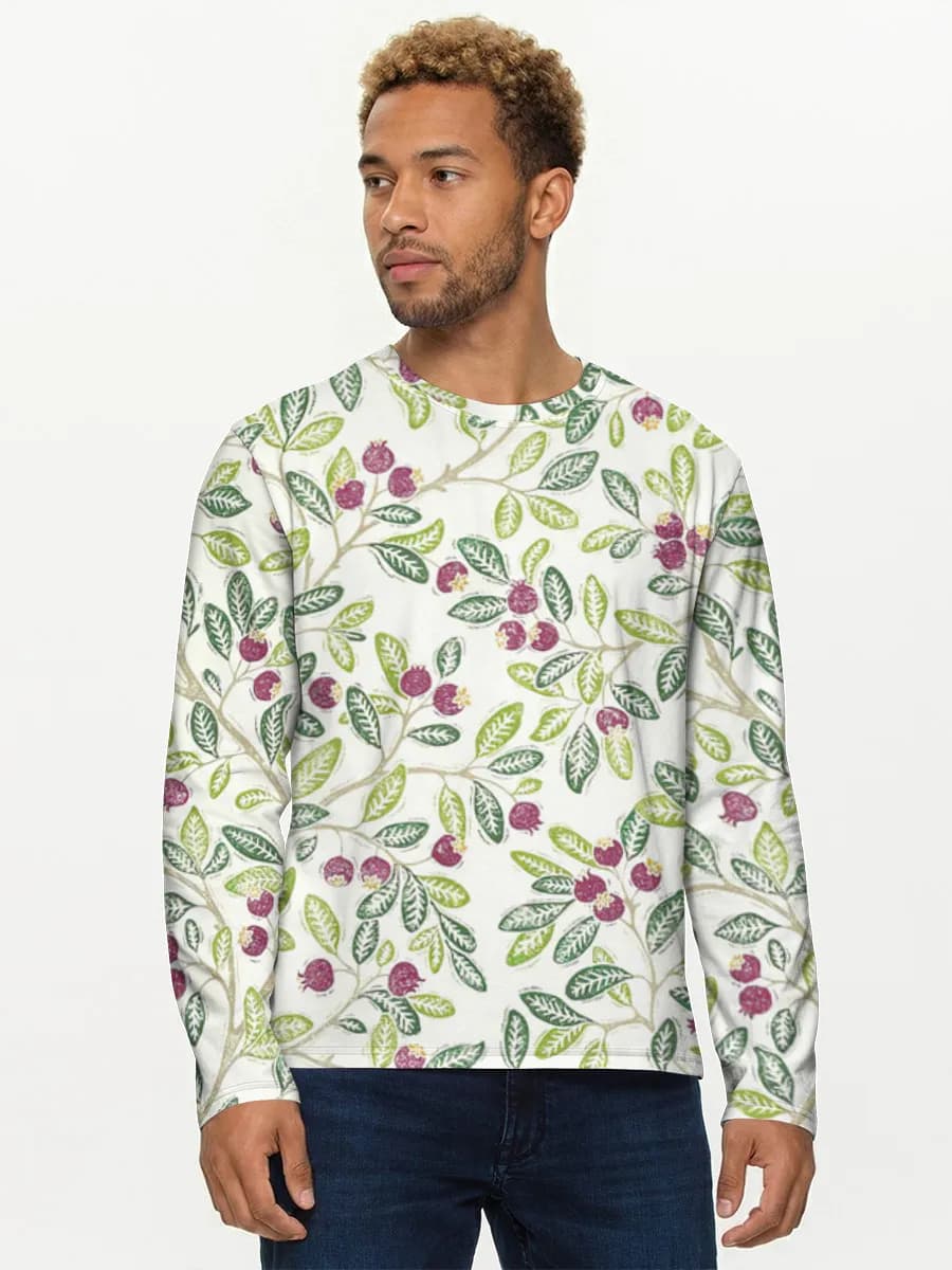 Men's cotton long sleeve shirt