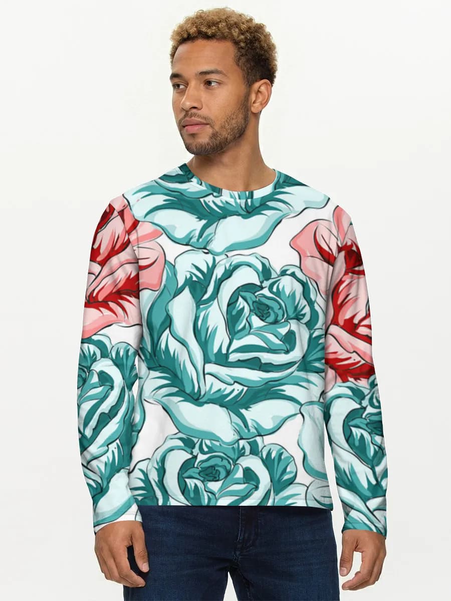Men's cotton long sleeve shirt