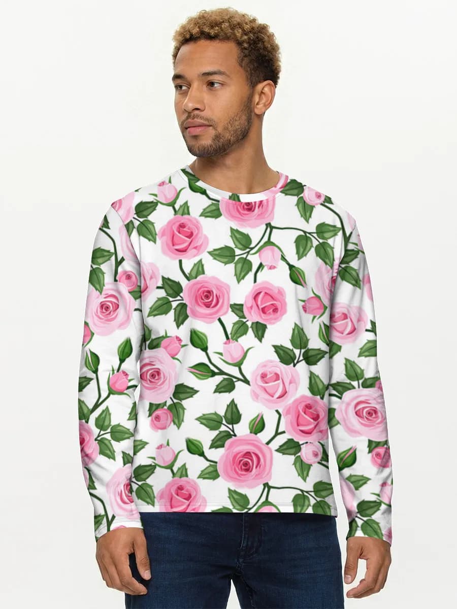 Men's cotton long sleeve shirt