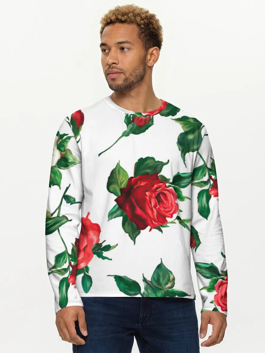 Men's cotton long sleeve shirt
