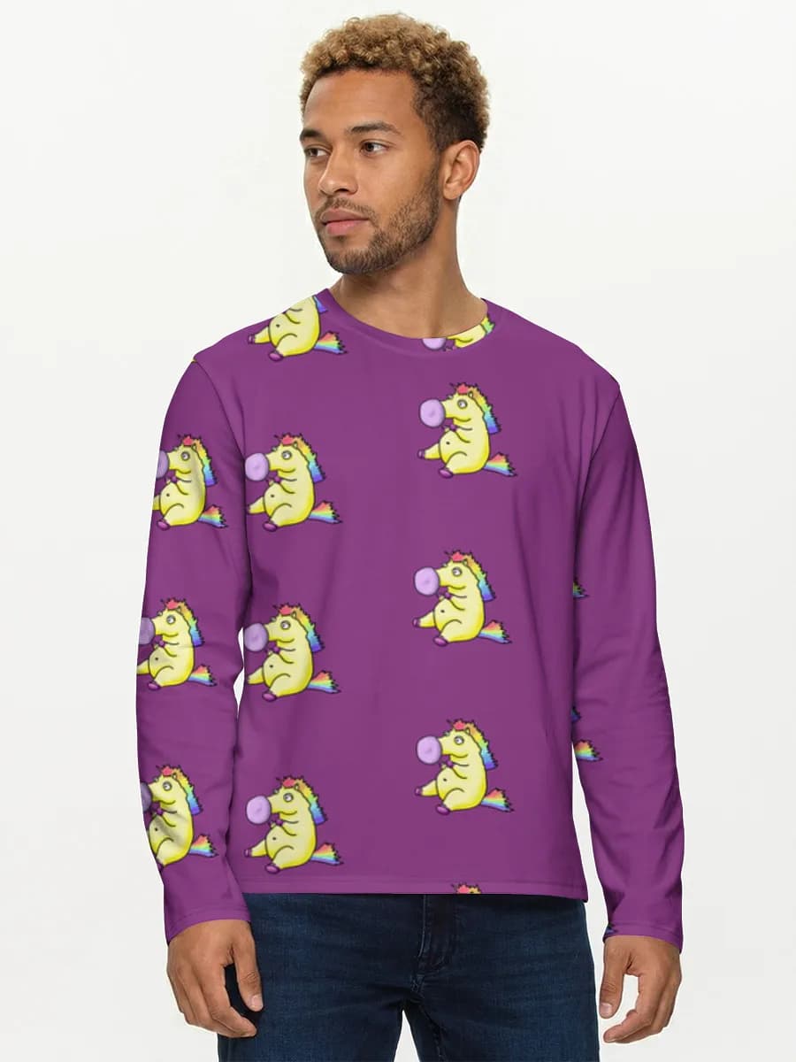 Men's cotton long sleeve shirt