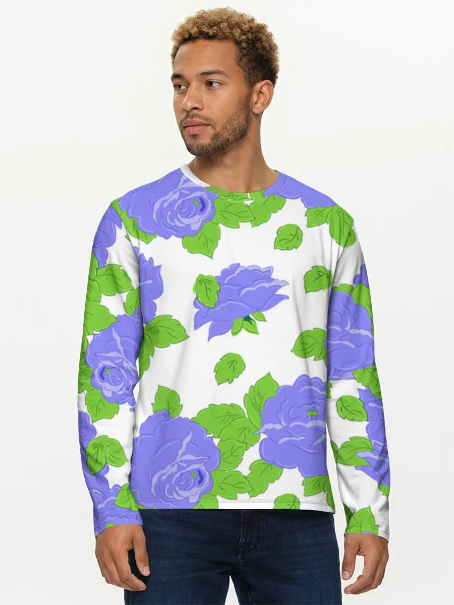Men's cotton long sleeve shirt