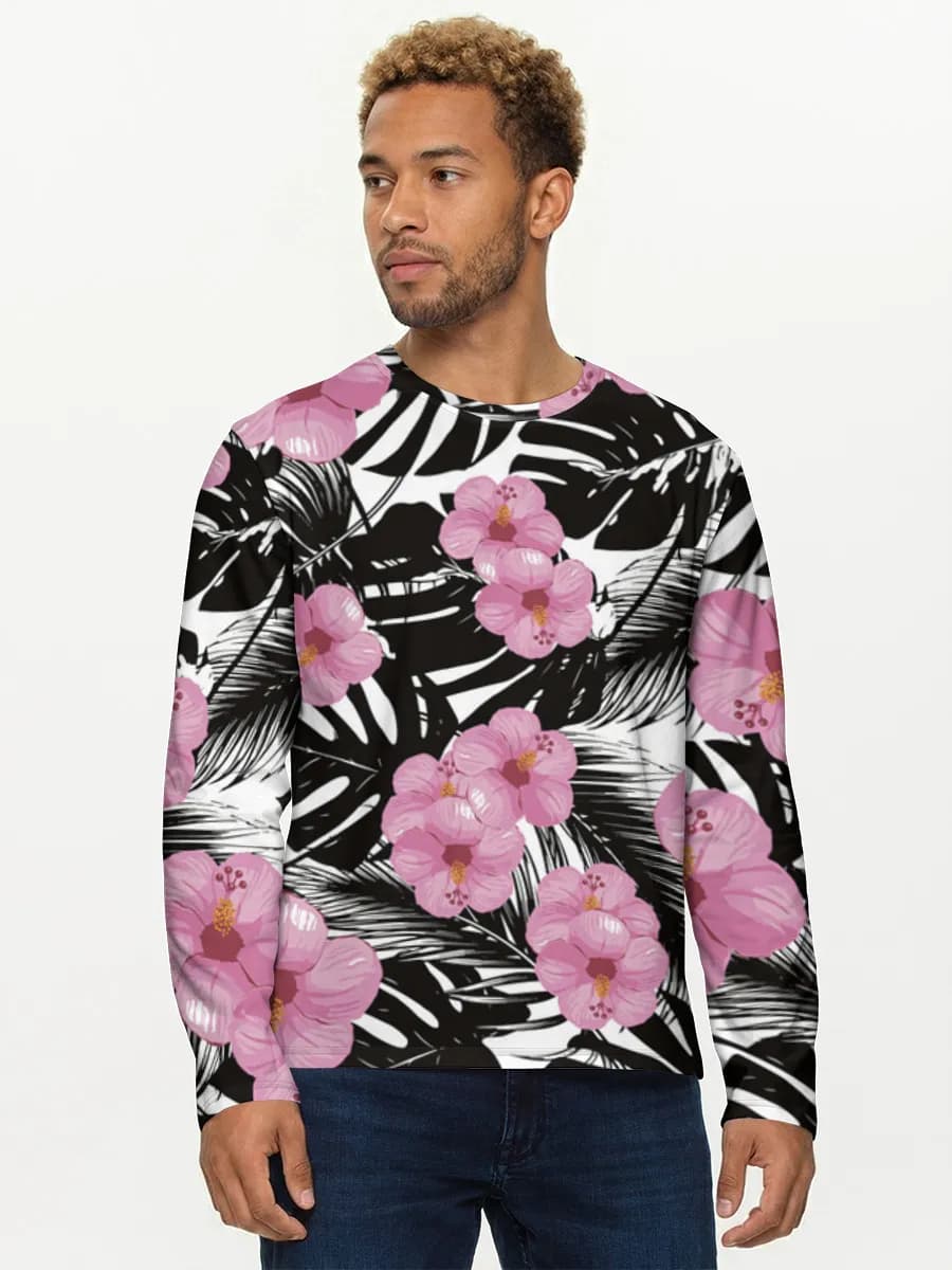 Men's cotton long sleeve shirt