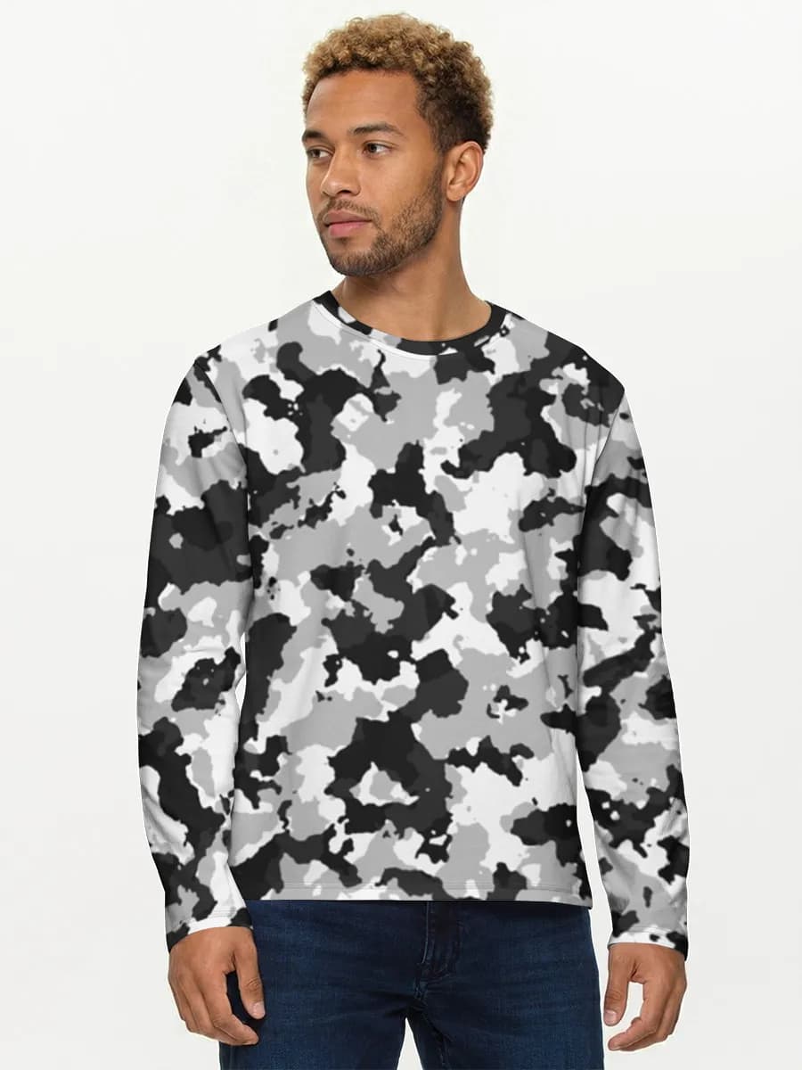 Men's cotton long sleeve shirt