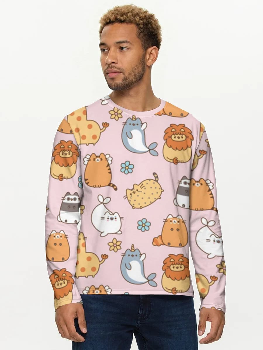 Men's cotton long sleeve shirt