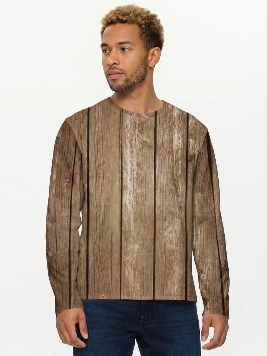 Men's cotton long sleeve shirt