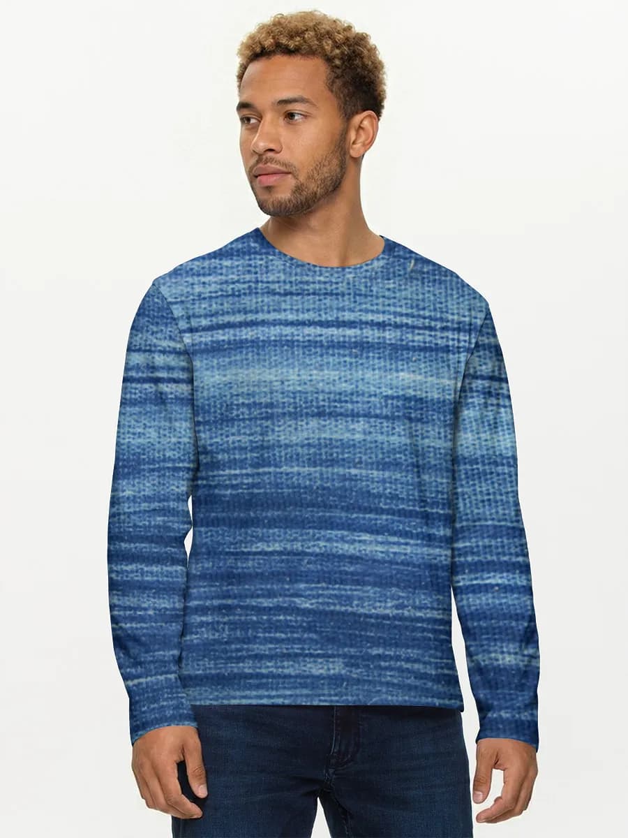 Men's cotton long sleeve shirt