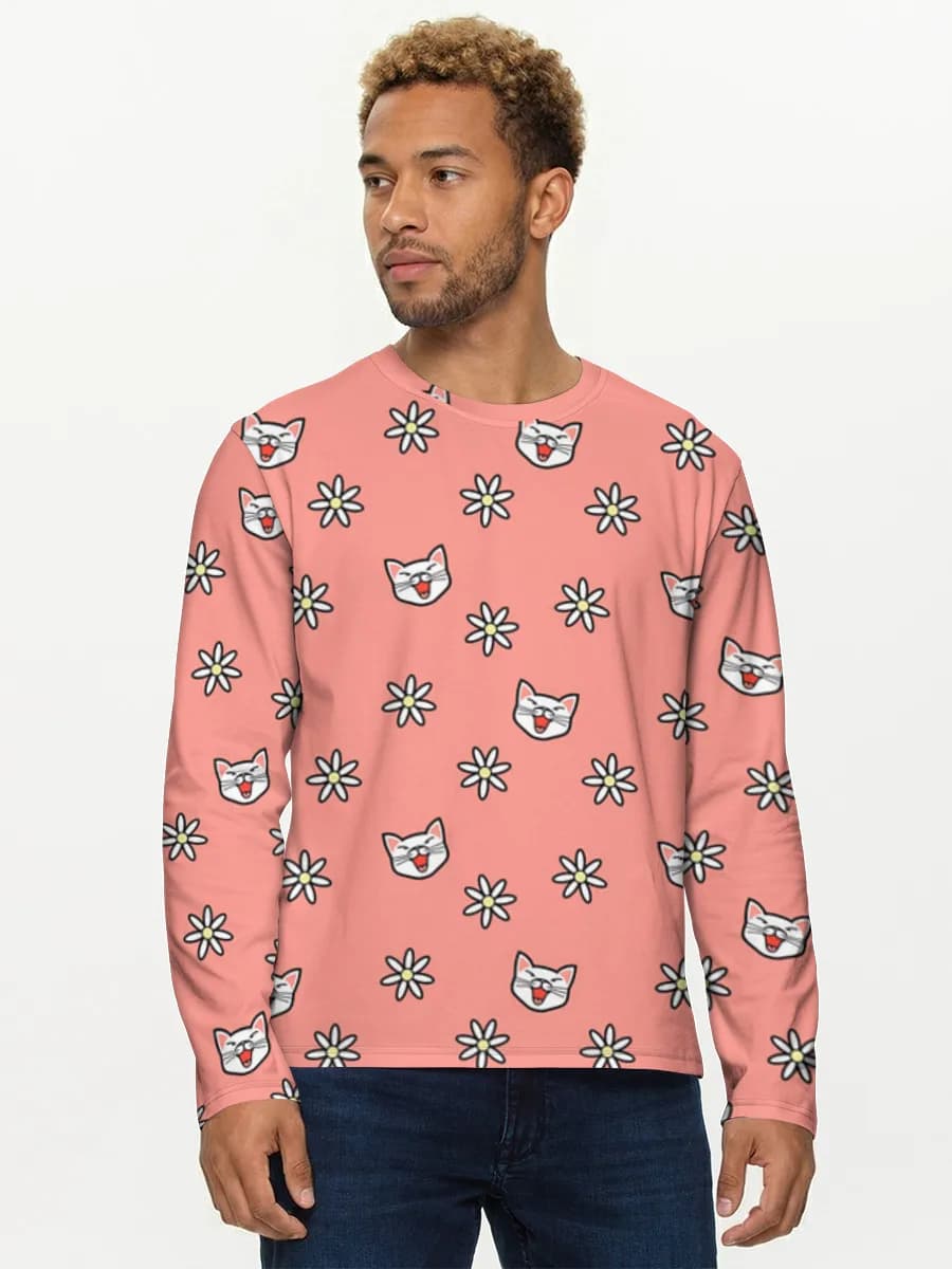 Men's cotton long sleeve shirt